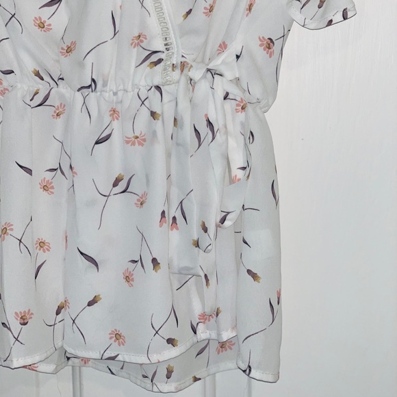 ** S O L D ** Faux Wrap Blouse - Picture 2 of 3